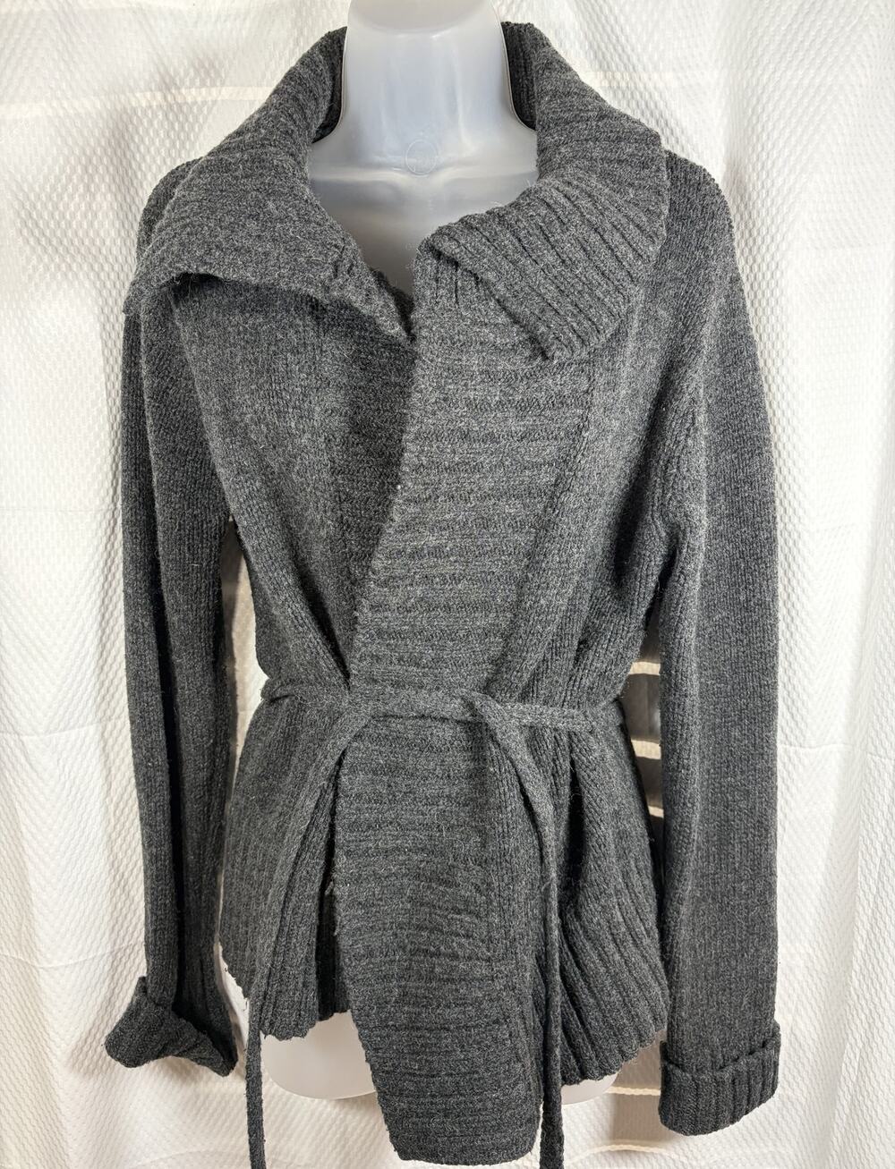 Calvin Klein Cardigan Charcoal Grey EUC